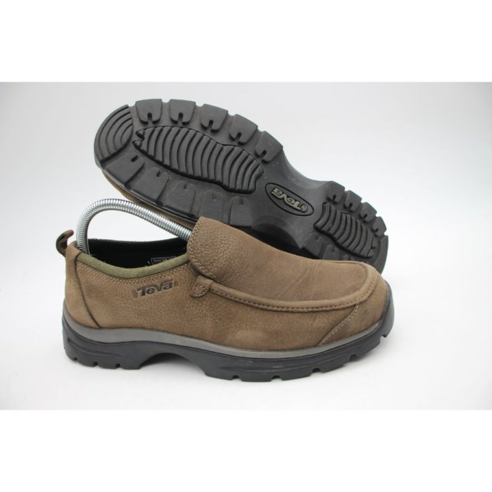 Teva  Slip-On Leather Women's Size 8.5 Casual Loafers Hiking Walking Shoes 6856
